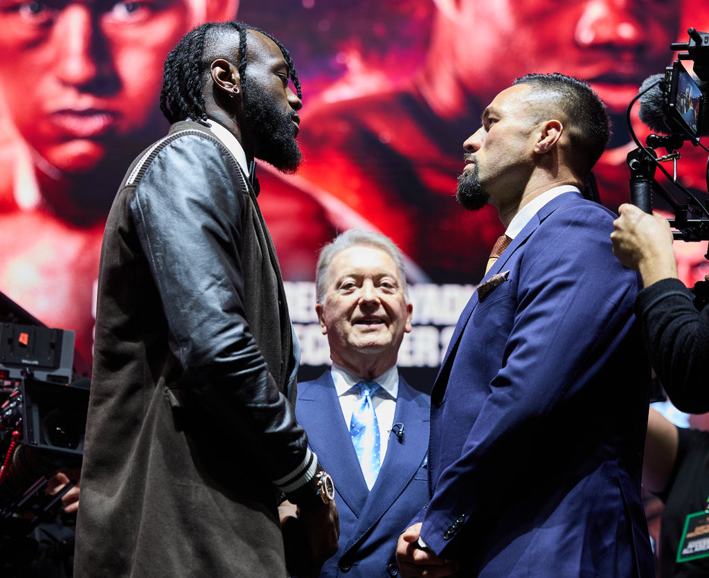 Wilder and Joshua can set up a fight in 2024 with wins in Saudi Arabia (Image: DAZN).