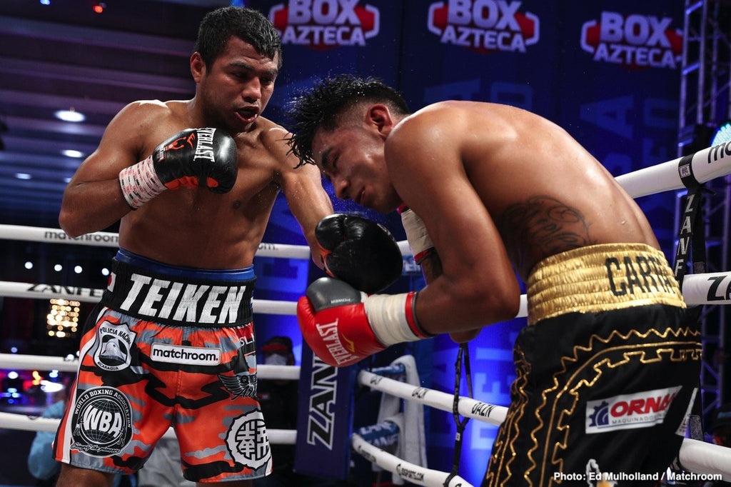 Roman Gonzalez is a legend of the smaller boxing weight classes (Image credit: Matchroom Boxing).