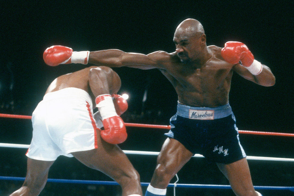 Marvin Hagler is regarded as boxing's greatest switch-hitter (Image: Getty).