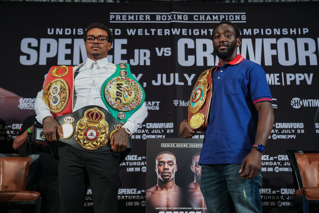 Crawford and Spence finally meet for the undisputed welterweight title (Image: Showtime).
