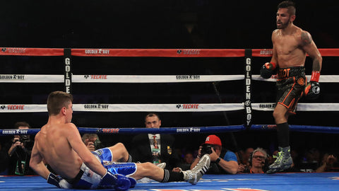 Linares knocks down Campbell