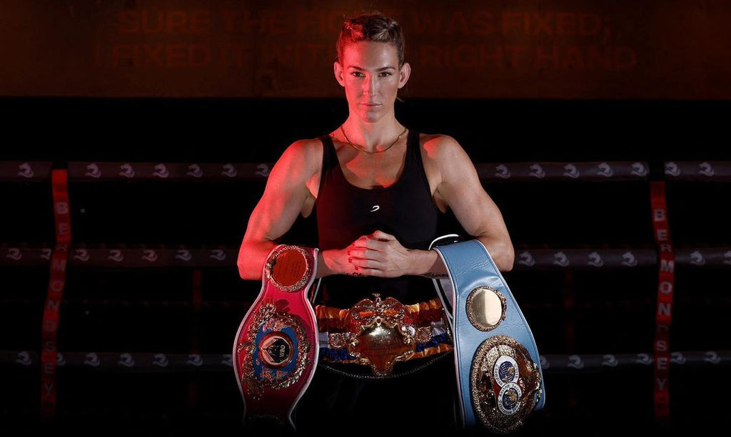 Mikaela Mayer faces Alycia Baumgardner in a unification clash on the undercard (Image: Andy Couldridge/Reuters).