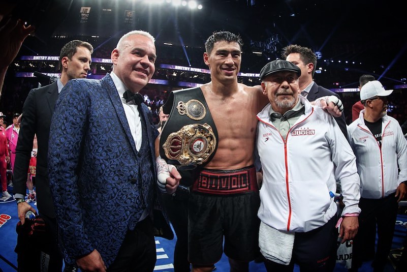 Dmitry Bivol earned a famous victory over Canelo Alvarez (Image: Matchroom Boxing).