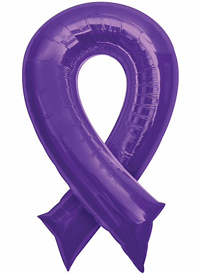 Purple Awareness Ribbon 21657618 PNG