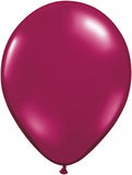 Sparkling Burgundy Balloons