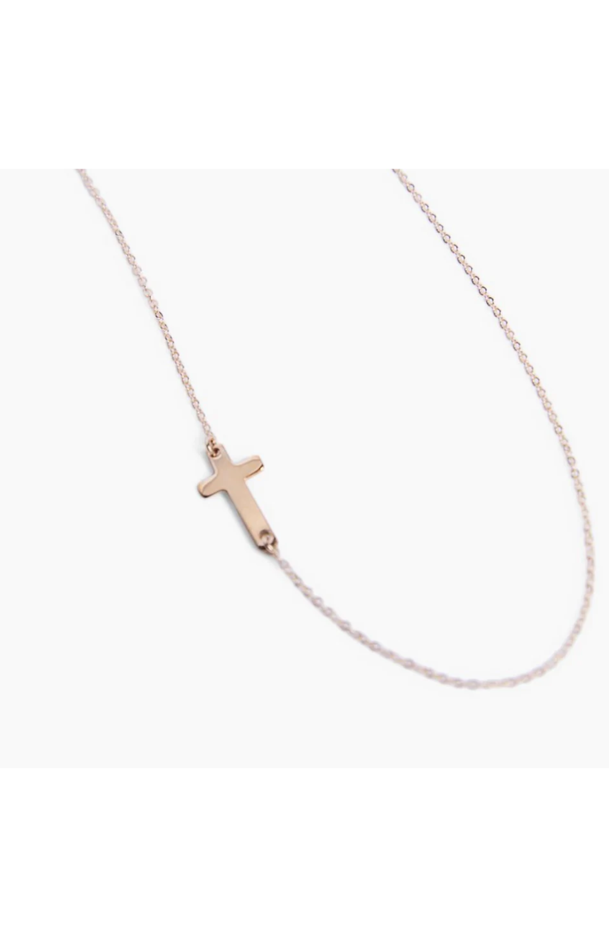 Side Cross Necklace – 310 Rosemont