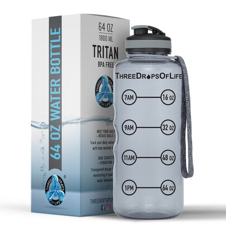 Sports Water Bottle BPA Free Non-Toxic Tritan Plastic Water Bottle