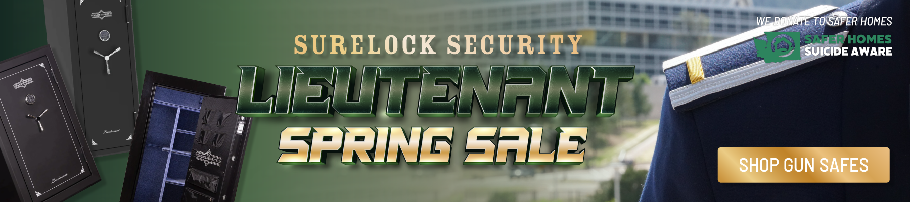 Surelock Lieutenant Gun Safe Spring Sale