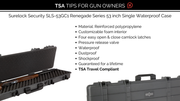 Surelock Security SLS-53GC1 Renegade Series 53 inch Single Waterproof Case
