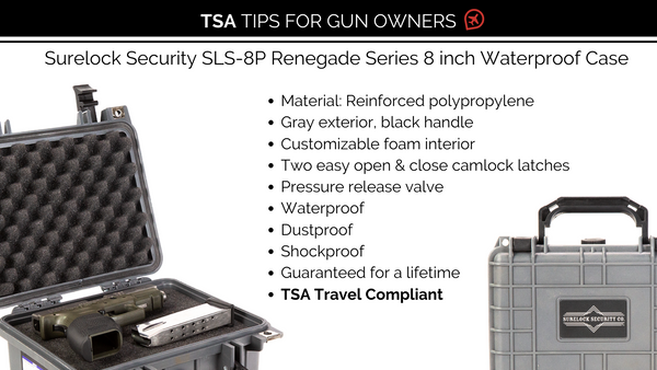 Surelock Security SLS-8P Renegade Series 8 inch Waterproof Case