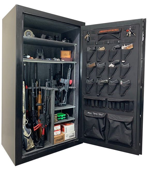 American Rebel AR-50 Black Smoke Extra Tall Gun Safe with Digital Lock