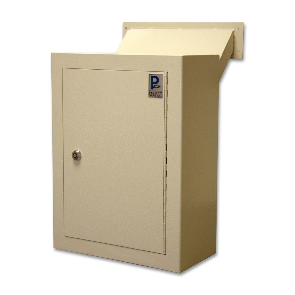 Protex MDL-170 Wall-Mount Letter Locking Drop Box with Chute ...