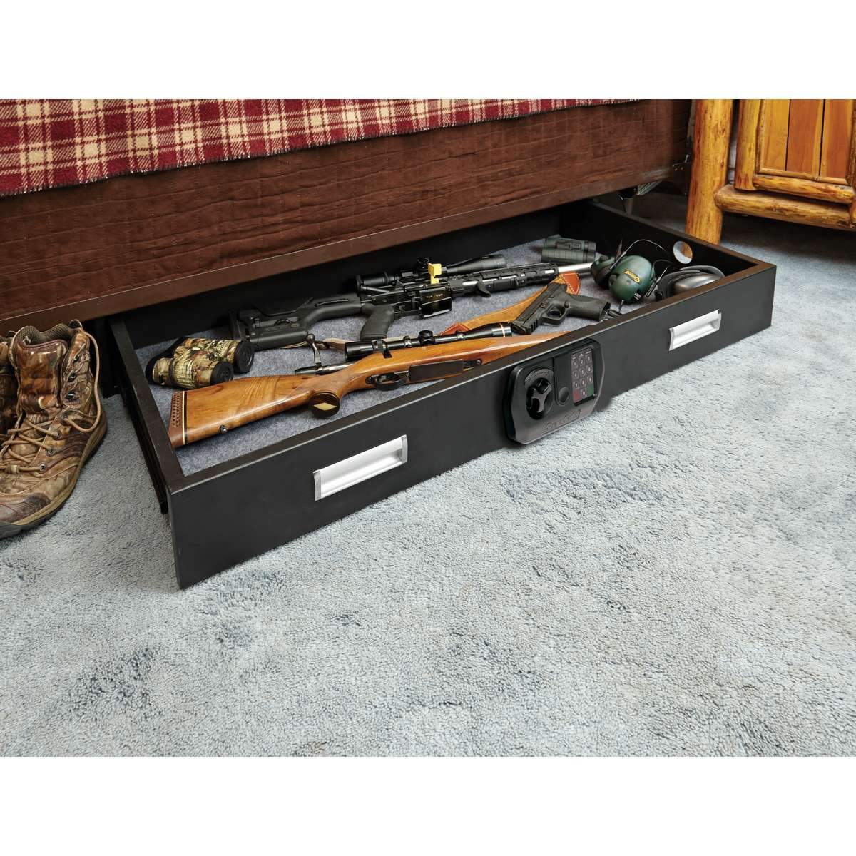 SnapSafe 75400 Under Bed Gun Safe XXL Safe and Vault