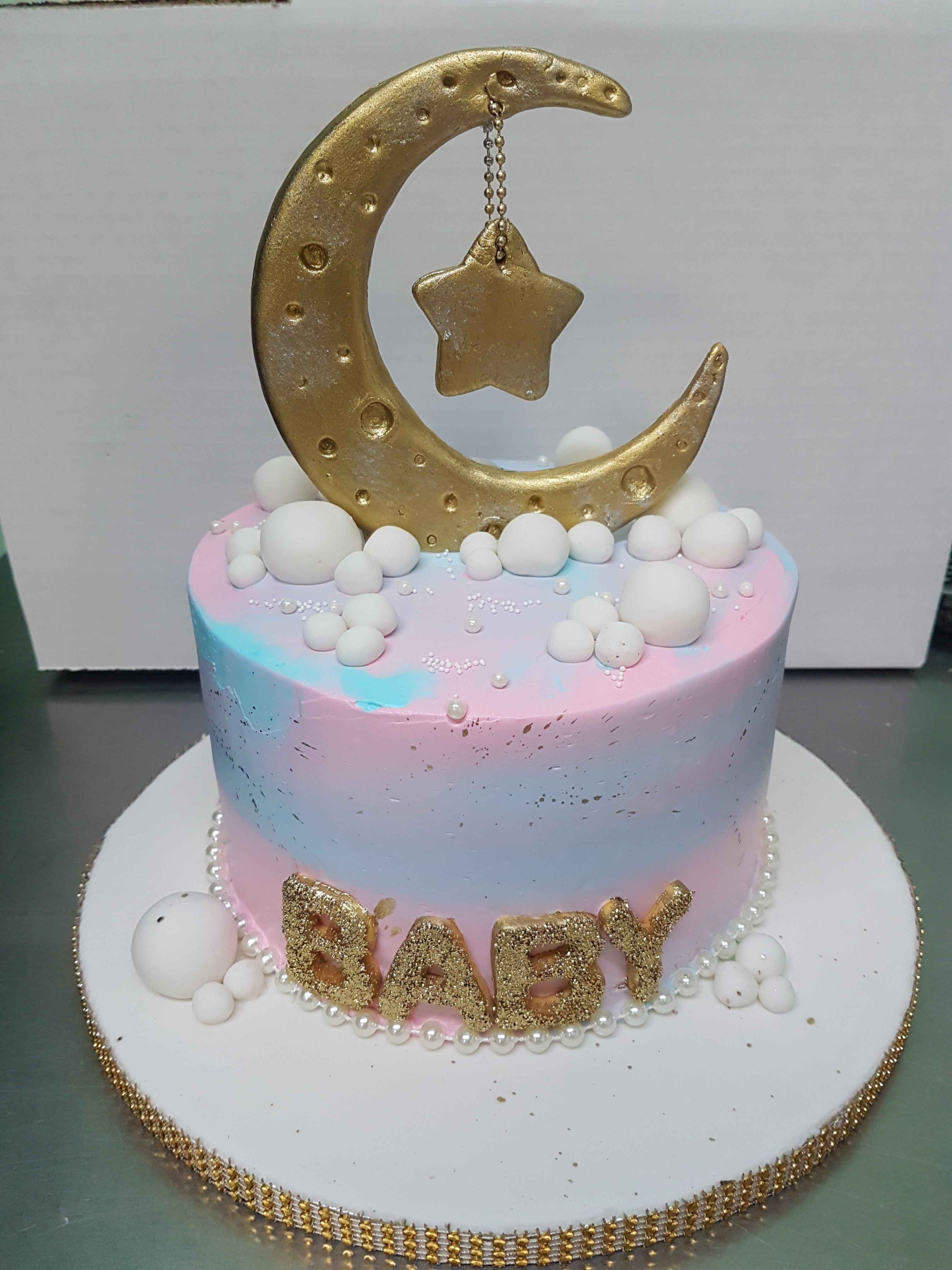 RAJ & HARMINDER Baby Shower Cake - Rashmi's Bakery