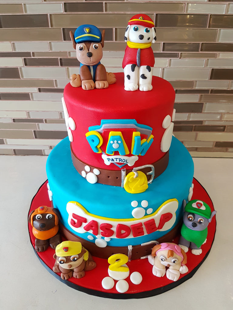 paw patrol birthday cakes without fondant