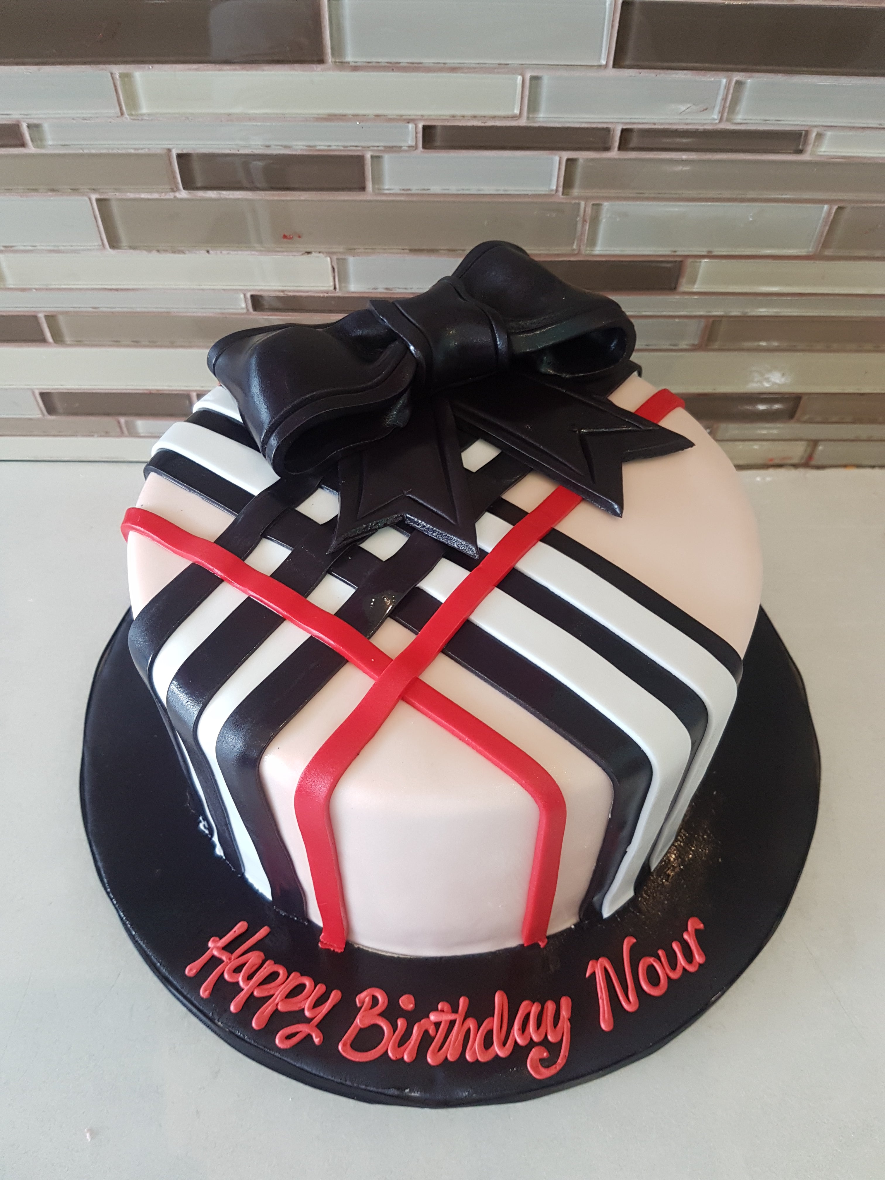 Burberry Fondant Cake - Rashmi's Bakery