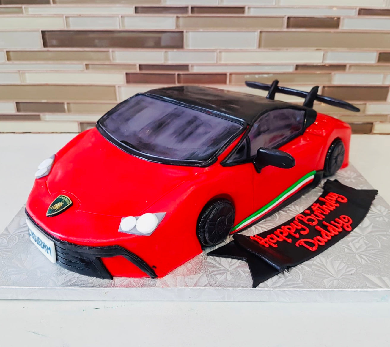 Lamborghini Birthday Cake - Rashmi's Bakery