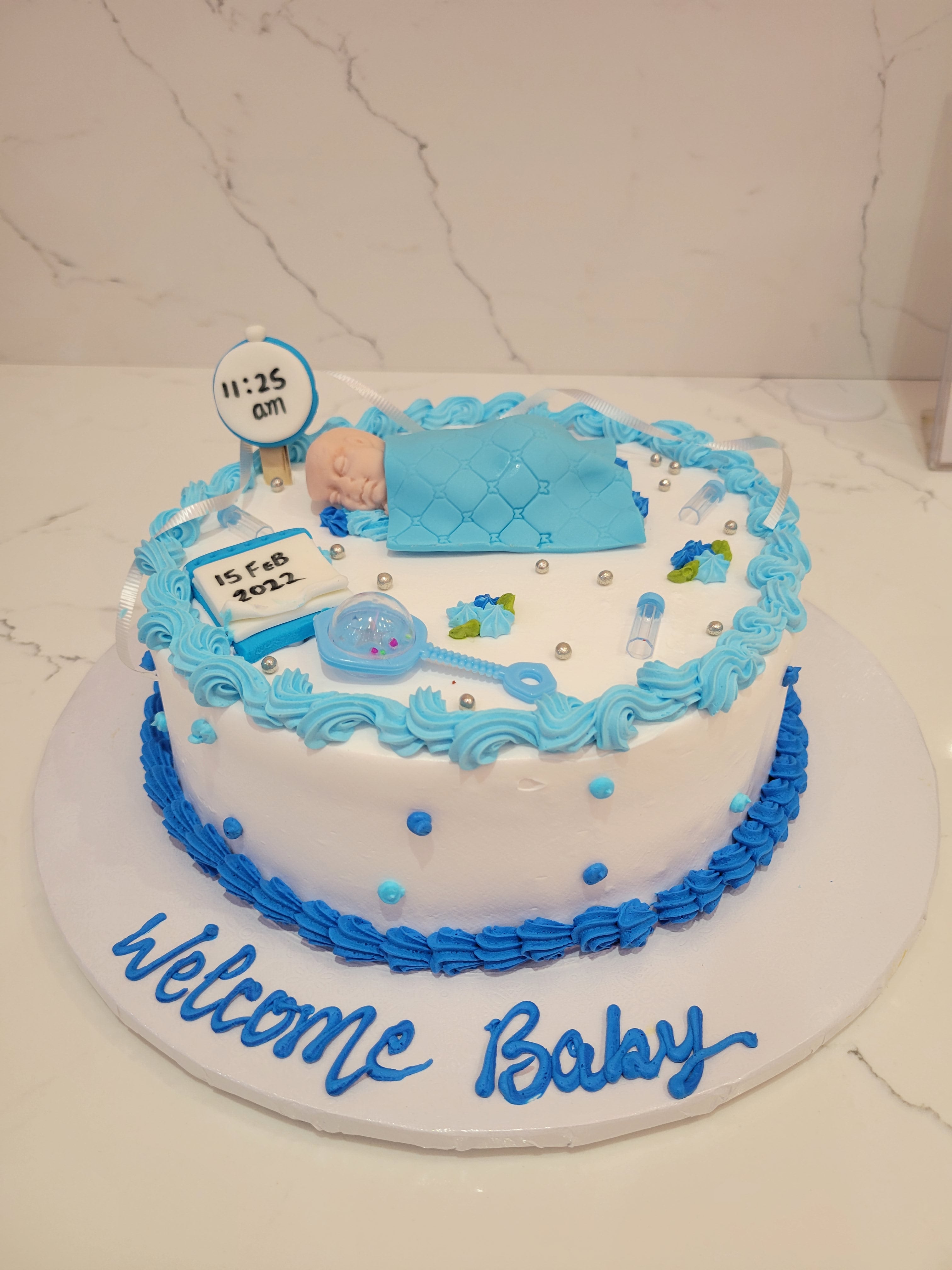 BABY DETAILS CREAM CAKE - Rashmi's Bakery