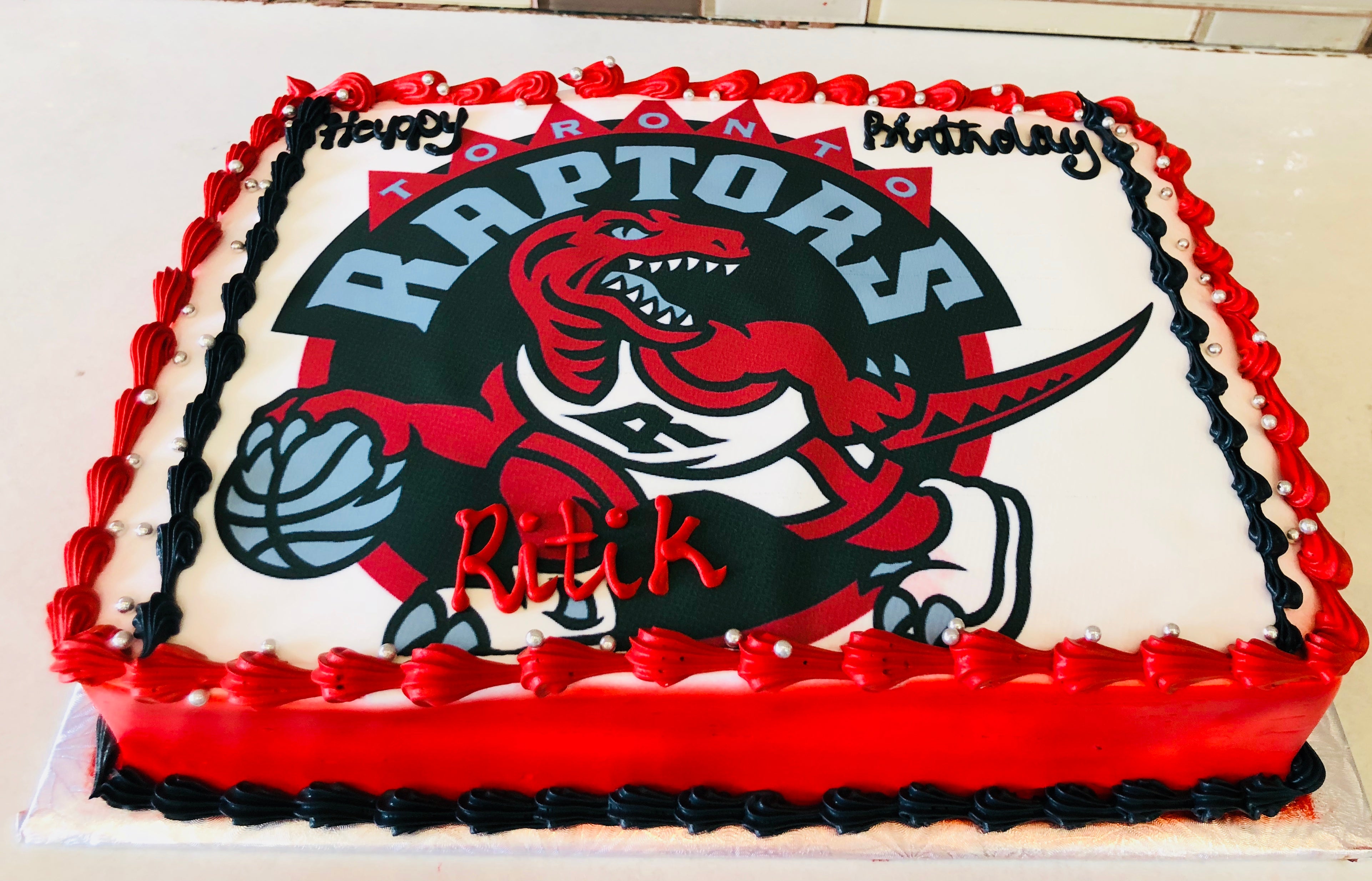 raptors birthday decorations