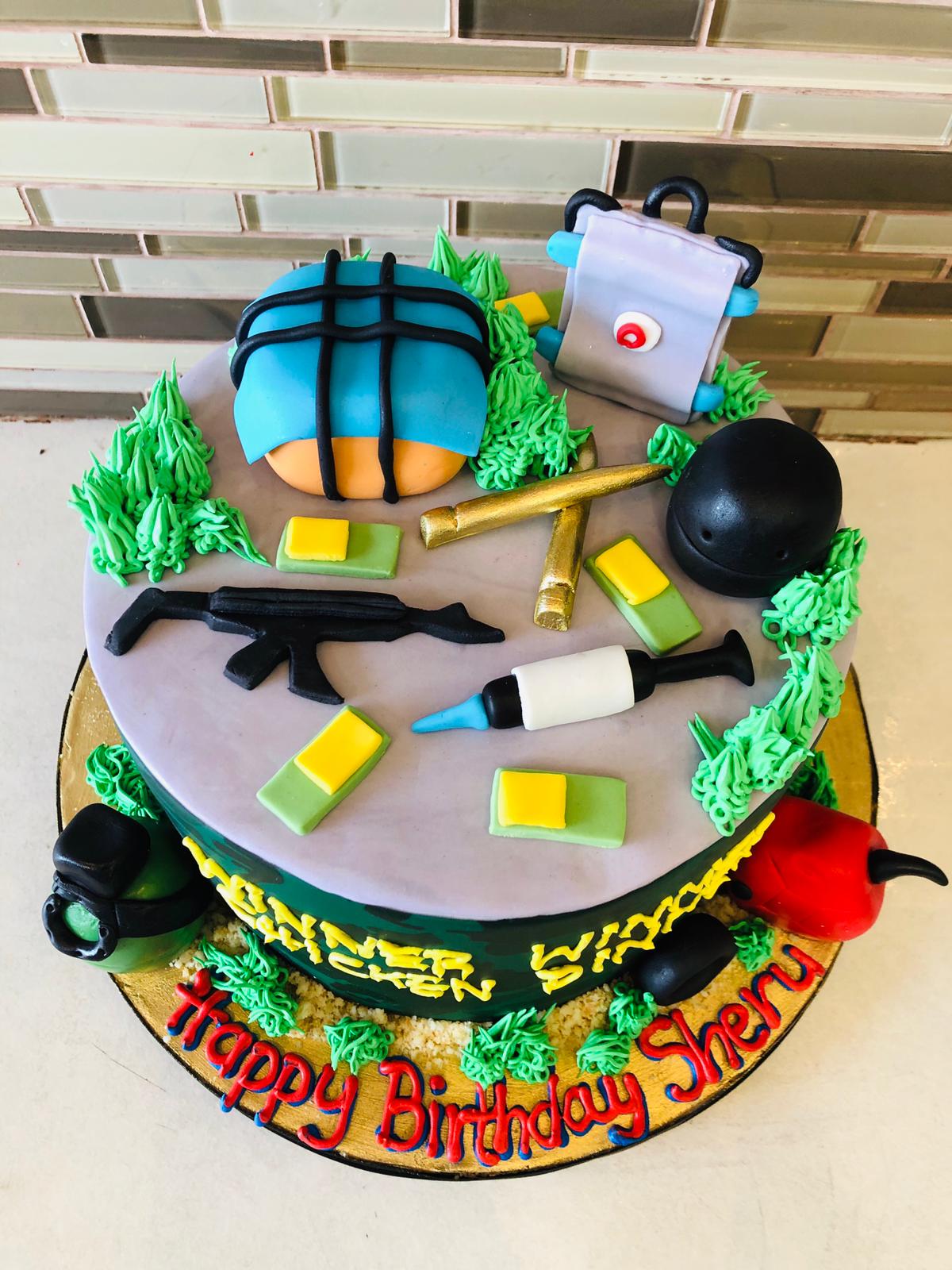 торт pubg для мальчика на день рождения фото 92
