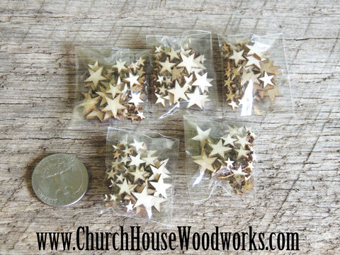 Wooden craft stars