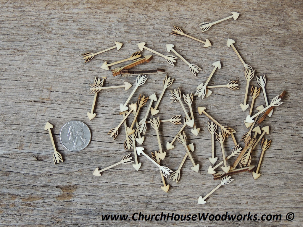 Wooden Arrow - 1-3/8 inch - 50 count – Church House Woodworks