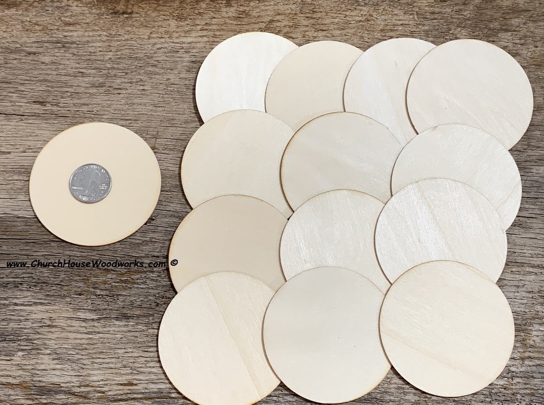 25 qty Hollow Circles 2 inch wooden Earring Blanks or Tags