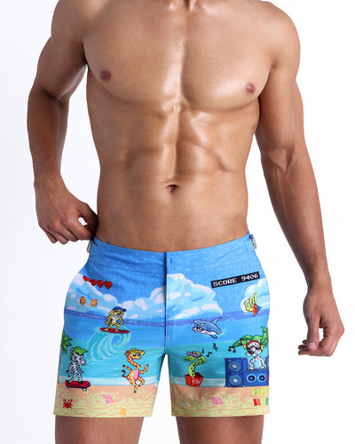 8-BIT WILD BEACH PARTY - Swim Brief