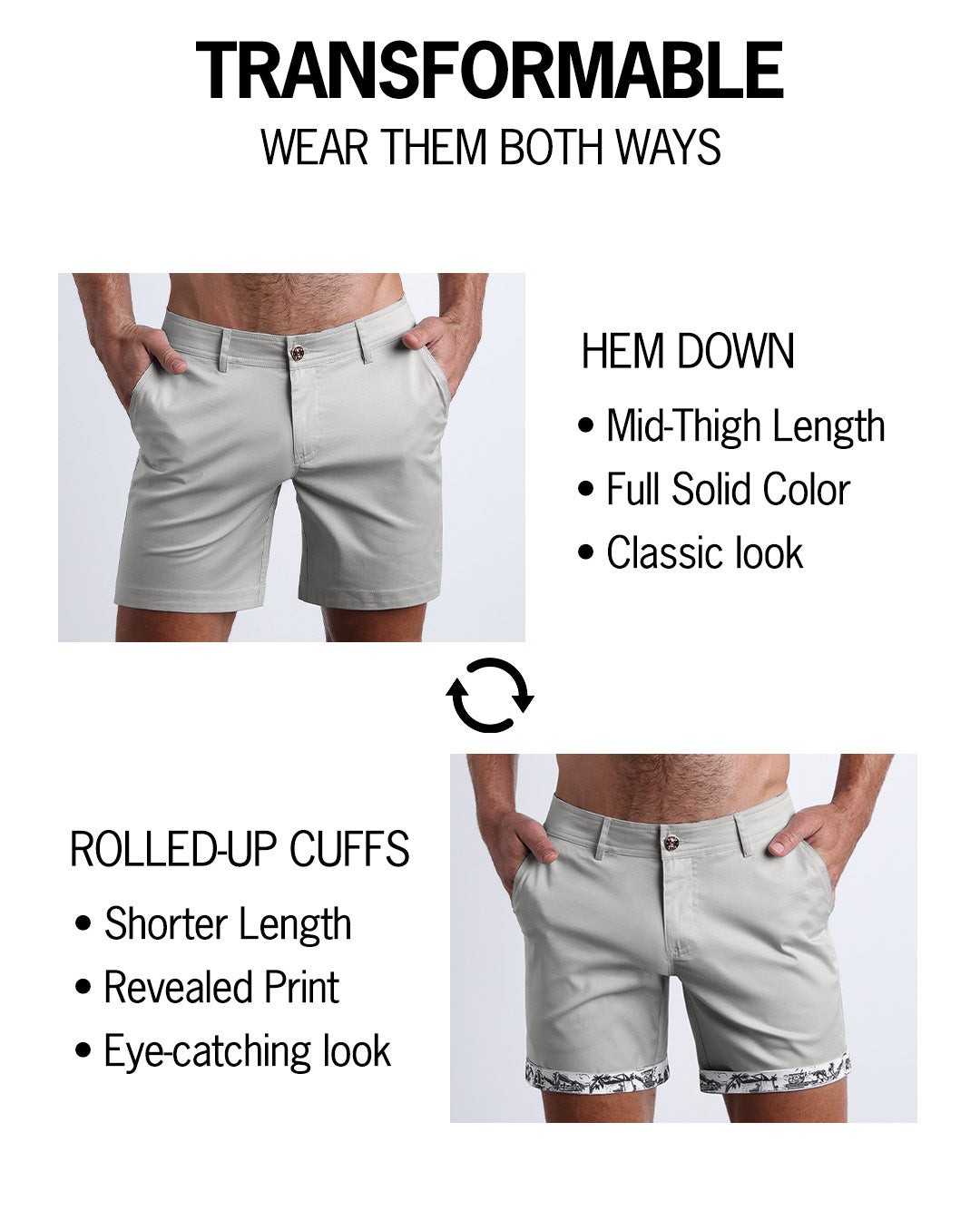 GREYS JONES - Street Shorts – BANG!® Miami