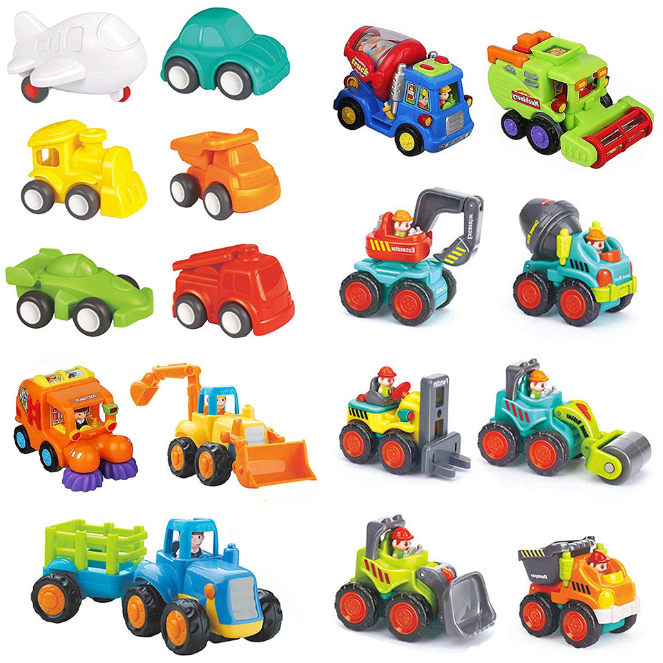 toy cars and trucks