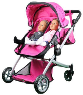 double baby stroller toy