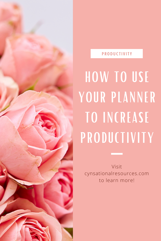 Use a Planner for Productivity