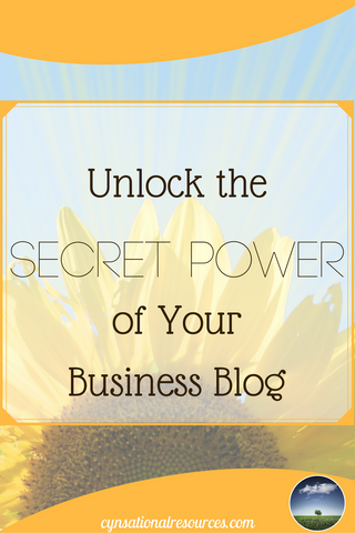 UnlocktheSecretPowerofYourBusinessBlog