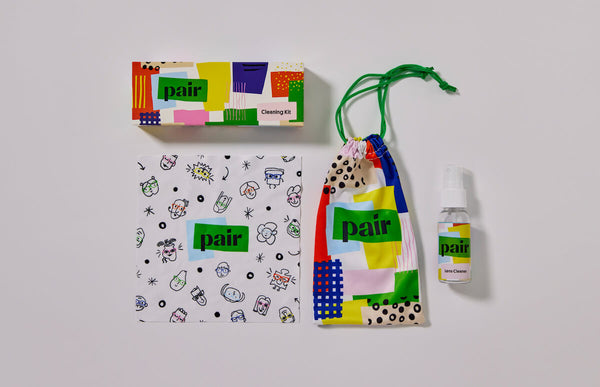 Pair Eyewear's cleaning kit