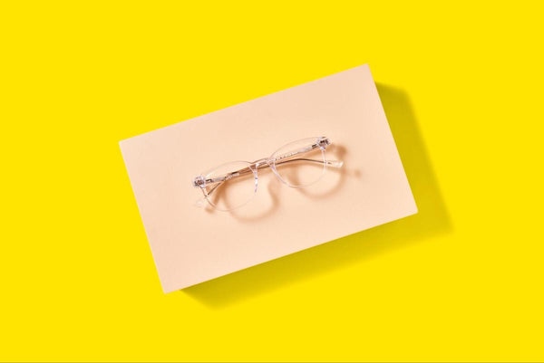 Reese glasses on a yellow background