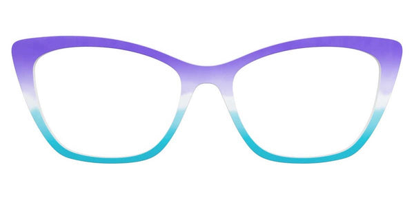 Glasses for diamond face shape: The Purple Dip Dye