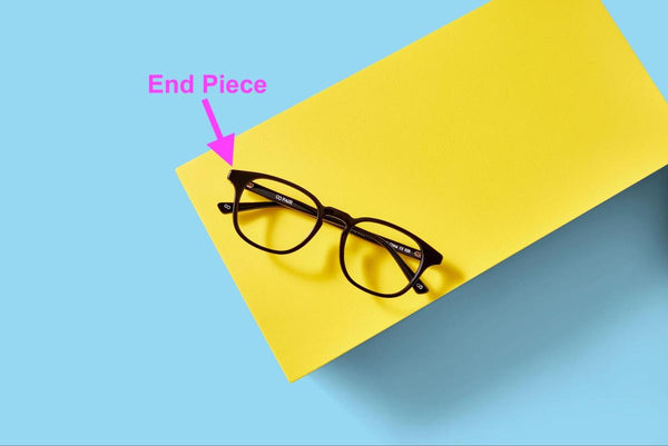 Parts of eyeglasses: end piece