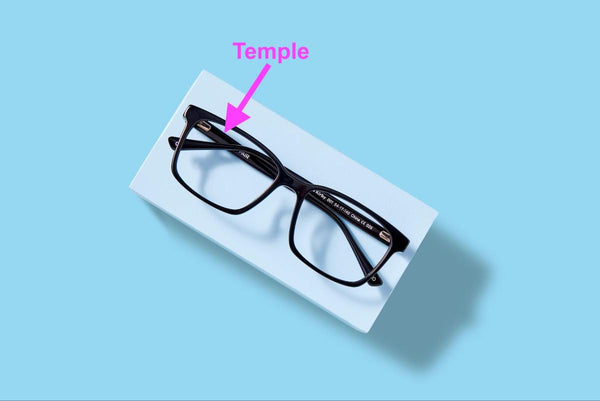 Eyeglasses temple