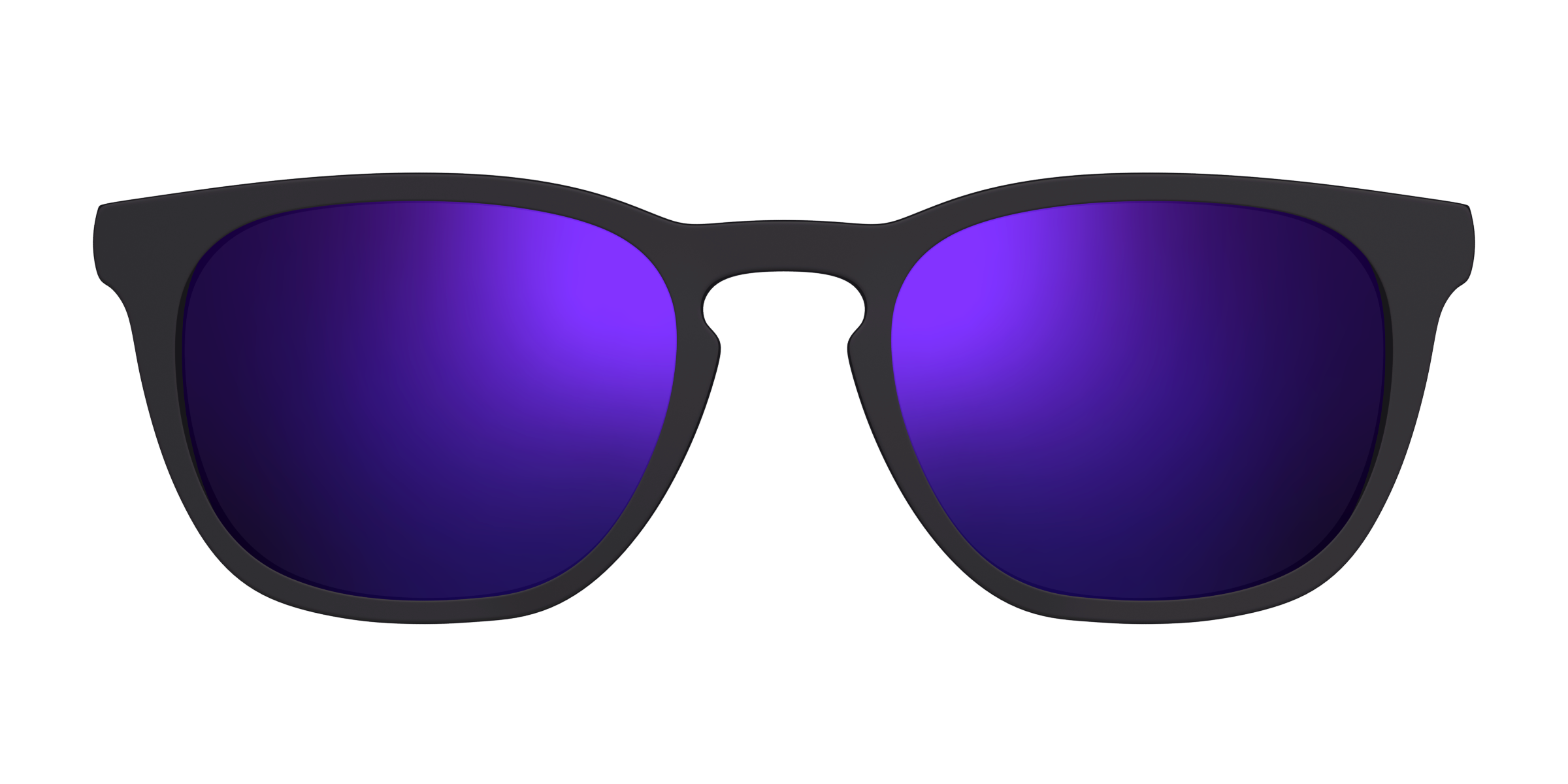 The Purple Reflective Sun Top