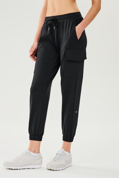 Harper Supplex Pant - Black/White