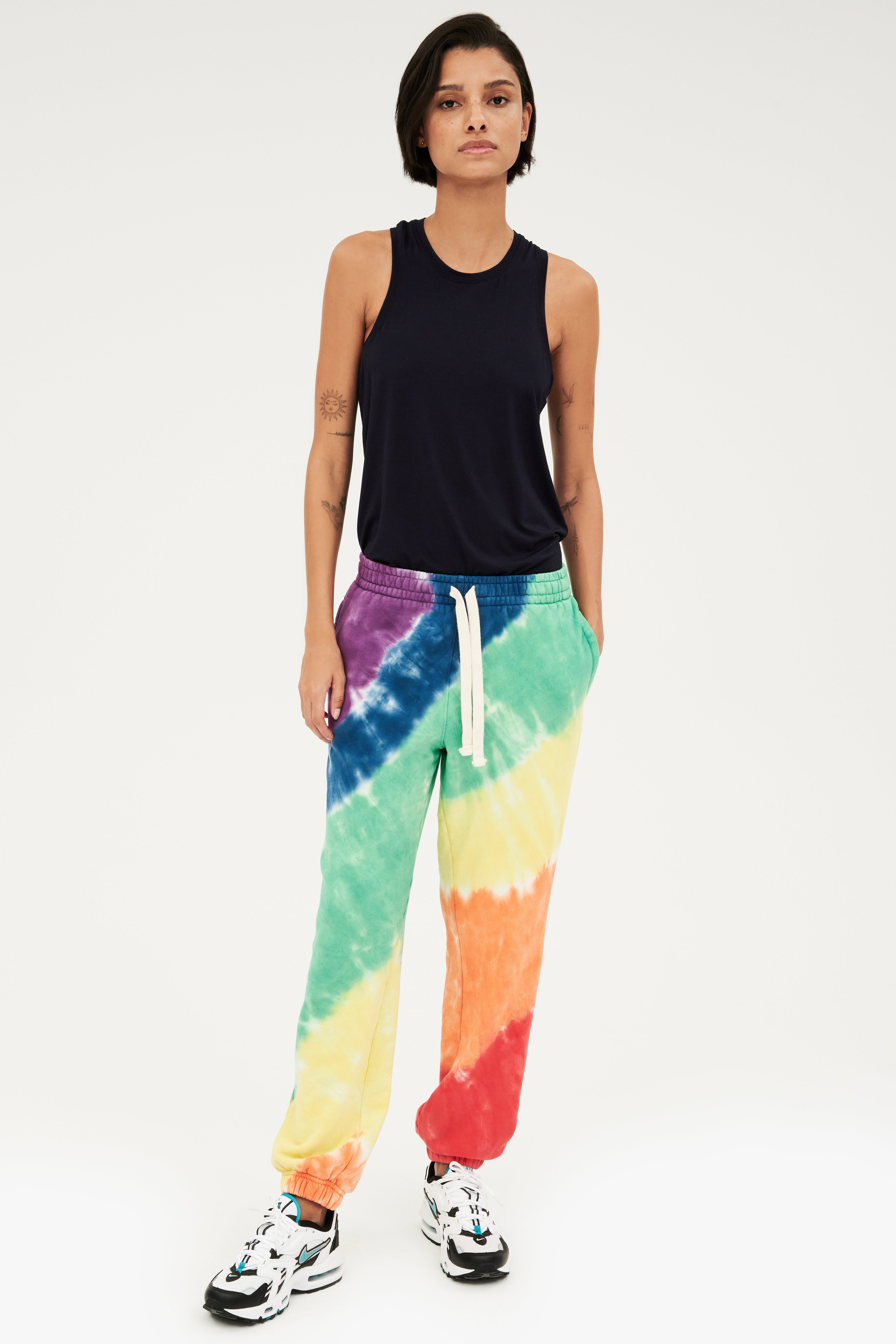 Caster Unisex French Terry Sweatpant - Washed Tie Dye | SPLITS59