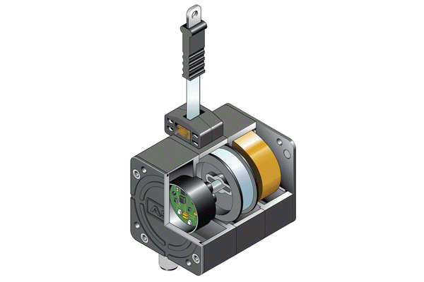 encoder wire cable sensor actuated