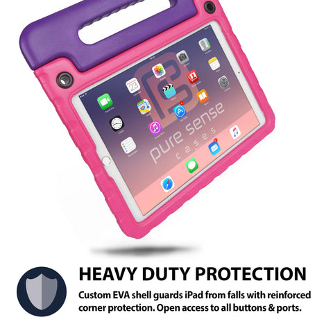 Buddy Antibacterial Protective Kids case for Apple iPad Pro 12.9-inch (1st,  2nd gen) // Handle+Stand, Pencil Storage, Shoulder Strap, Screen Spray