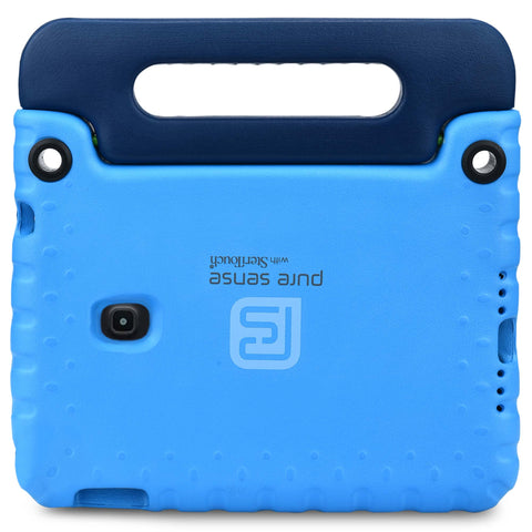 Open case cutouts for camera, volume buttons, charging port for Galaxy Tab A 8