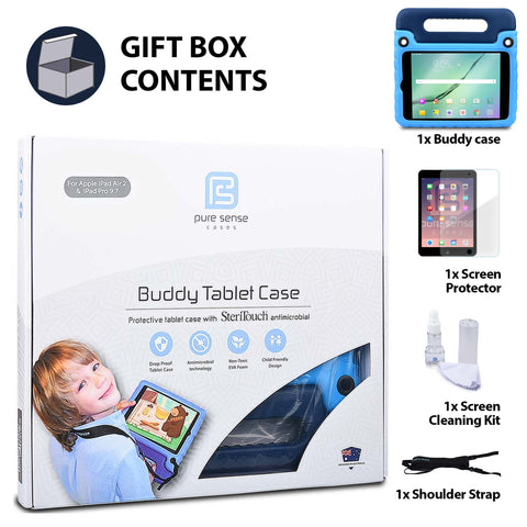 Galaxy Tab A 10.1 cover, screen protector, screen cleaning liquid, shoulder strap gift box set