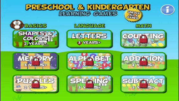 Preschool & Kindergarten Games