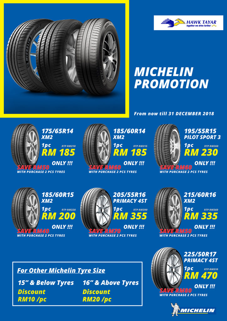 MICHELIN YEAR END PROMOTION – Hawk Tyre Service Sdn Bhd