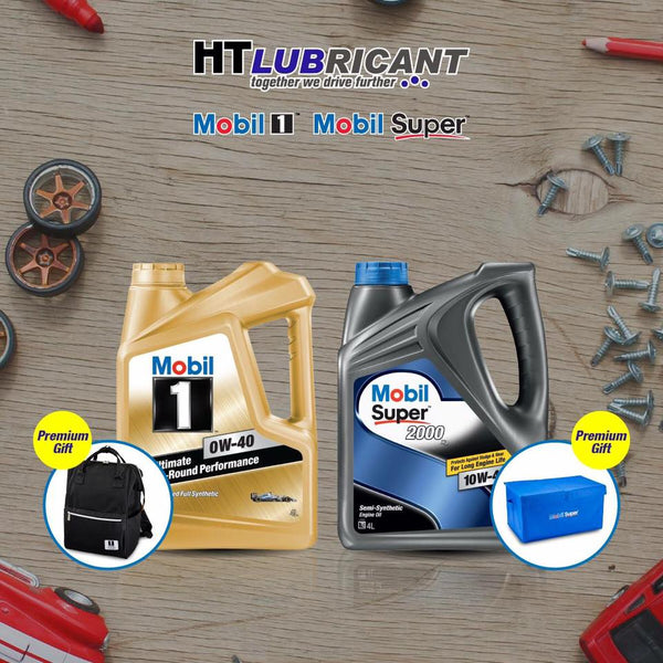 Receive a free gift with every purchase of Mobil 1™ and 