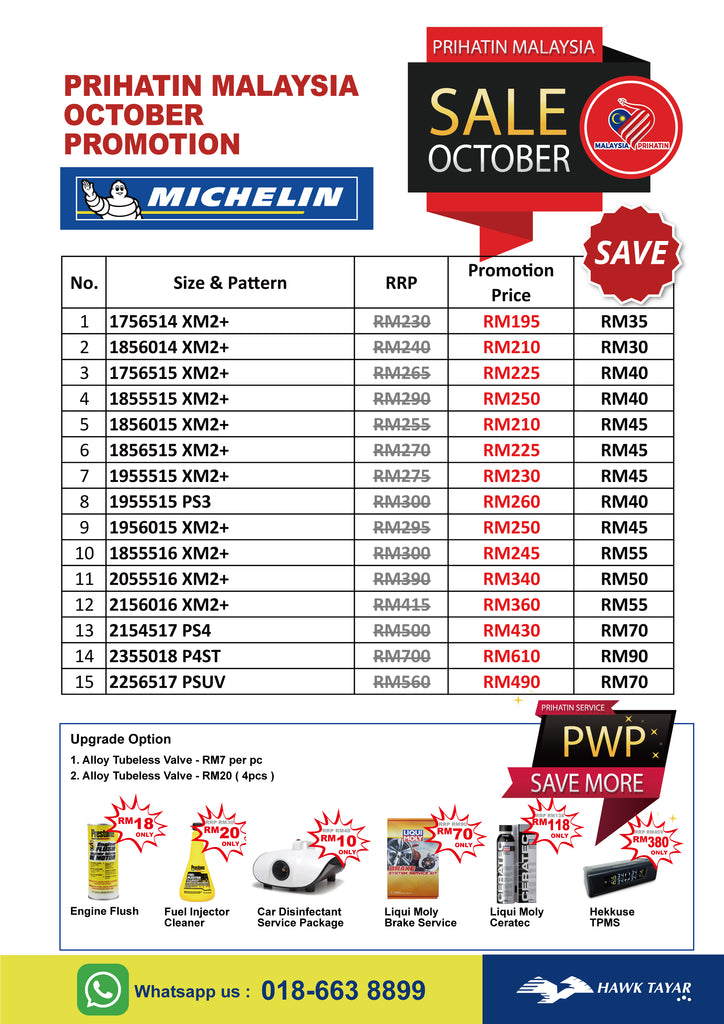 Michelin October Promorion