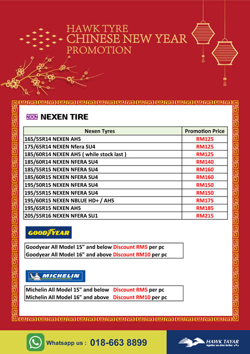 chinese new year promotion 2022 tyre - Hawk Tyre